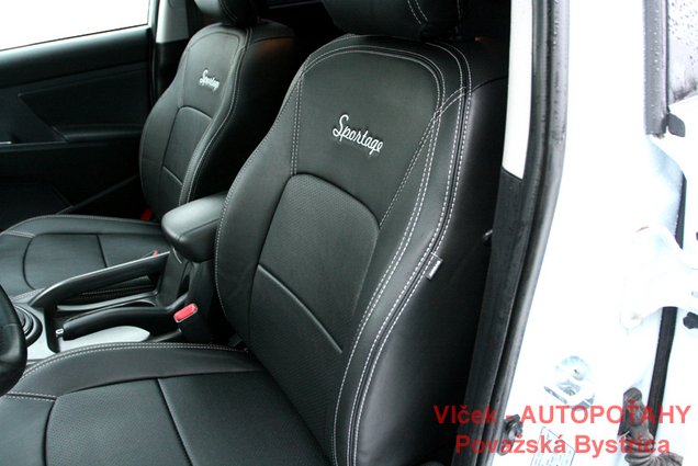 Kožené autopoťahy Kia Sportage, Leather Look Perfo v strede