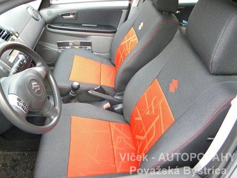 AUTOPOTAHY Suzuki SX4, predné sedadlá s logom, ORIGINAL PRODUCT MAD AUTOPOTAHY Suzuki SX4, predné sedadlá s logom, ORIGINAL PRODUCT MAD