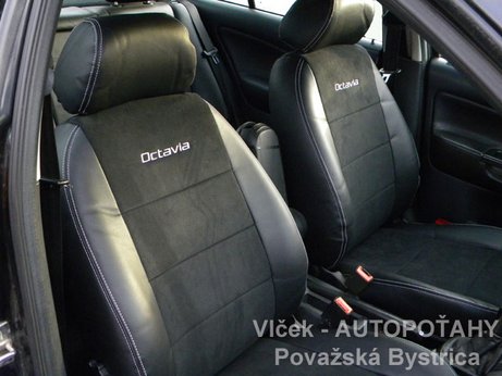 AUTOPOTAHY Škoda Octavia, predné sedadlá s logom, Alcantara, ORIGINAL PRODUCT MAD AUTOPOTAHY Škoda Octavia, predné sedadlá s logom, Alcantara, ORIGINAL PRODUCT MAD