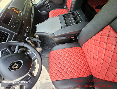 Autopoťahy Renault Master, Exclusive Leather Look collection, ORIGINAL PRODUCT MAD