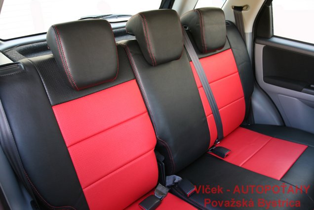 Kožené autopoťahy Suzuki SX4, perforovaná koža v strede