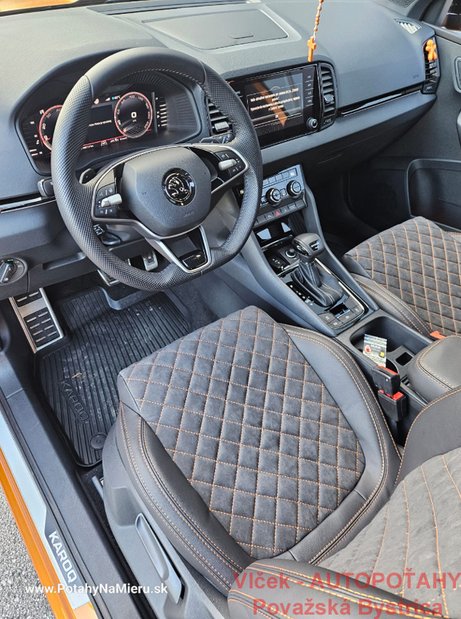Autopoťahy Škoda Karoq, Exclusive alcantara collection, ORIGINAL PRODUCT MAD
