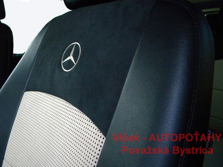 AUTOPOTAHY Mercedes Vito, detail na logo v Alcantare, ORIGINAL PRODUCT MAD AUTOPOTAHY Mercedes Vito, detail na logo v Alcantare, ORIGINAL PRODUCT MAD