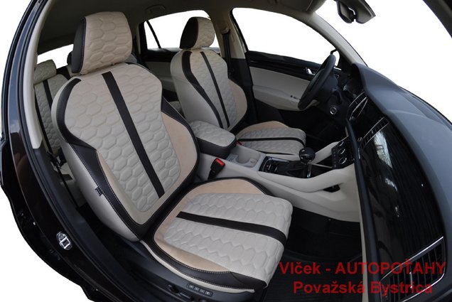 Autopotahy Škoda Kodiaq, Cobra design Leather Look Perfo, ORIGINAL PRODUCT MAD