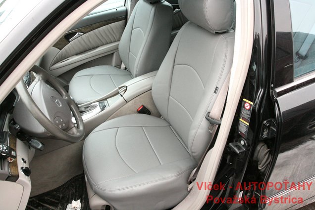 Kožené autopoťahy Mercedes E-Klasse, Leather Look Perfo v strede