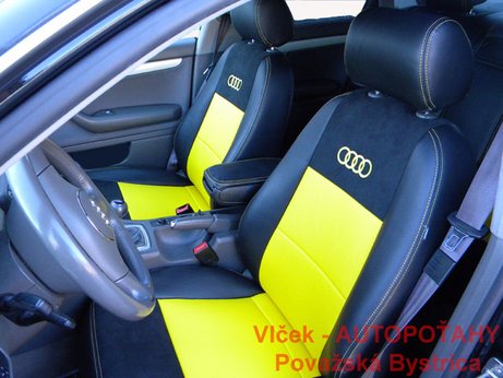 AUTOPOTAHY AUDI A4, Dynamic Collection, kombinácia RS látky s Alcantarou, s logom AUDI, ORIGINAL PRODUCT MAD AUTOPOTAHY AUDI A4, Dynamic Collection, kombinácia RS látky s Alcantarou, s logom AUDI, ORIGINAL PRODUCT MAD