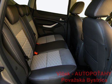 AUTOPOTAHY Ford Kuga, kombinácia koža látka a alcantara, ORIGINAL PRODUCT MAD AUTOPOTAHY Ford Kuga, kombinácia koža látka a alcantara, ORIGINAL PRODUCT MAD