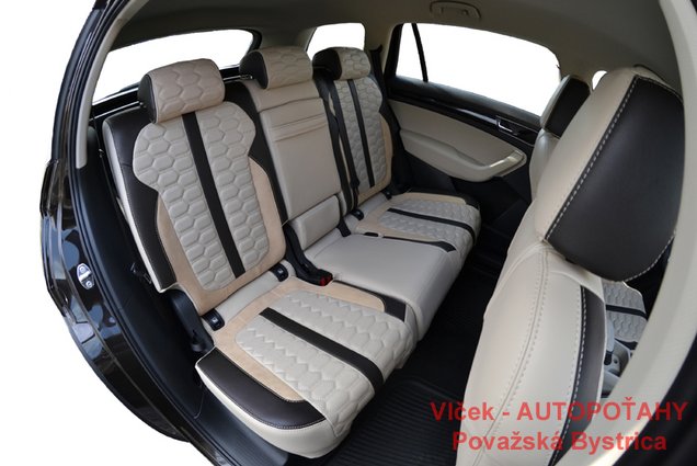 Autopotahy Škoda Kodiaq, Cobra design Leather Look Perfo, ORIGINAL PRODUCT MAD