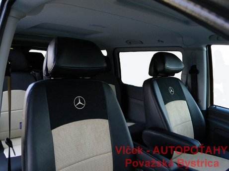 AUTOPOTAHY Mercedes Vito, predné sedadlá v Alcantare s logom, ORIGINAL PRODUCT MAD AUTOPOTAHY Mercedes Vito, predné sedadlá v Alcantare s logom, ORIGINAL PRODUCT MAD