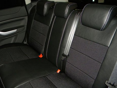 AUTOPOTAHY Ford Kuga 2011 bez loga, boky koža, stred RS design black  ORIGINAL PRODUCT MAD AUTOPOTAHY Ford Kuga 2011 bez loga, boky koža, stred RS design black  ORIGINAL PRODUCT MAD