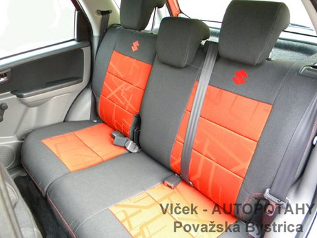 AUTOPOTAHY Suzuki SX4, zadné sedadlá s logom, ORIGINAL PRODUCT MAD AUTOPOTAHY Suzuki SX4, zadné sedadlá s logom, ORIGINAL PRODUCT MAD